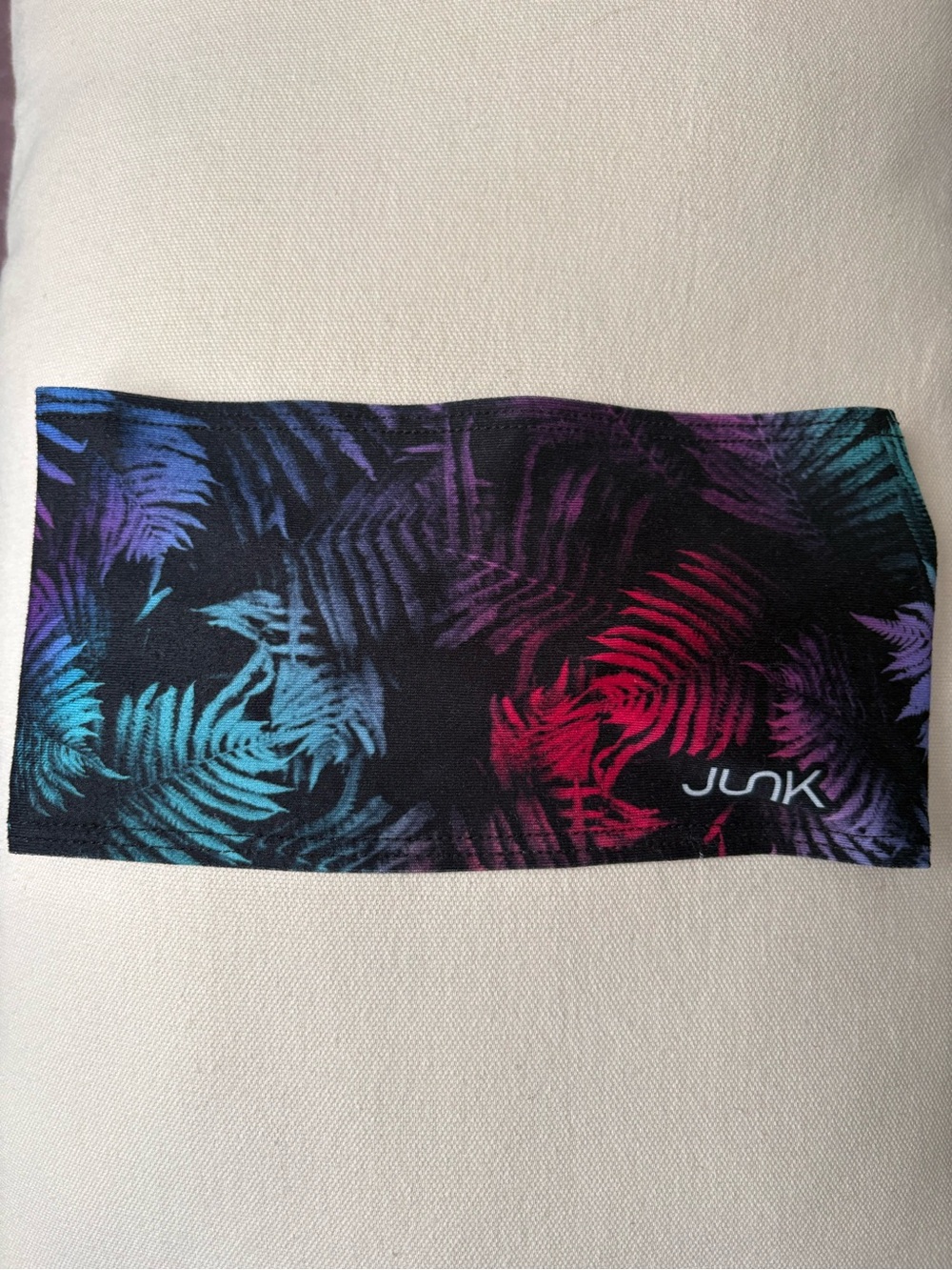 JUNK Multicolor Fern Print Wide Headband - Women’s Hair Accessory